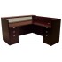 L-Shape Reception Desk (Glass) 